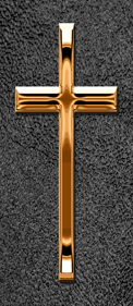 Copper Single Cross Shimmer Black